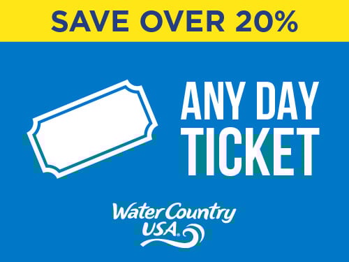 Water Country USA Any Day Ticket