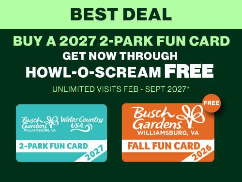 2027 2-Park Fun Card - Best Deal - Get Howl-O-Scream 2026 Free
