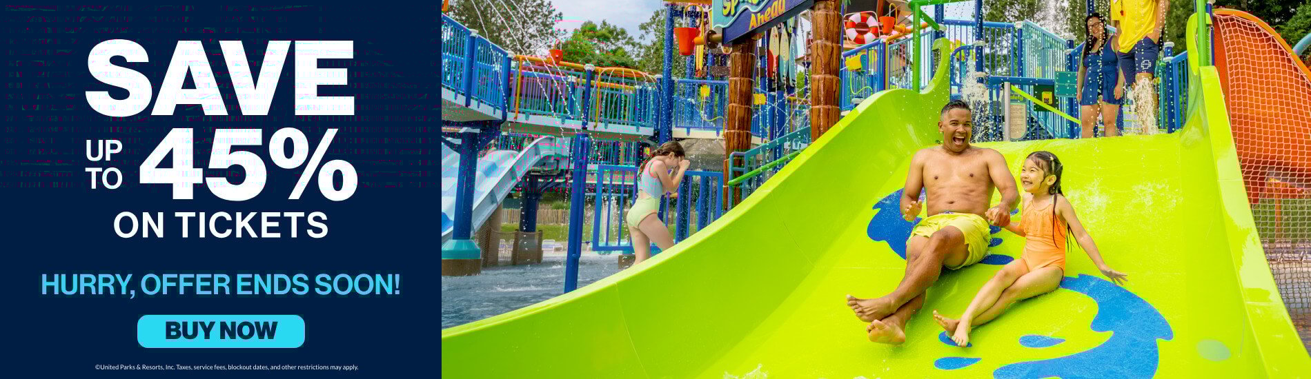 Save up to 45% on Tickets