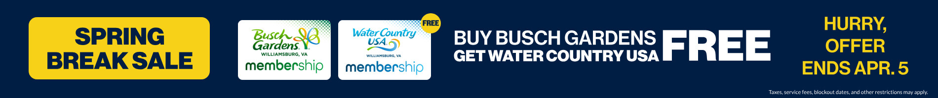 Buy Busch Gardens Get Water Country USA FREE