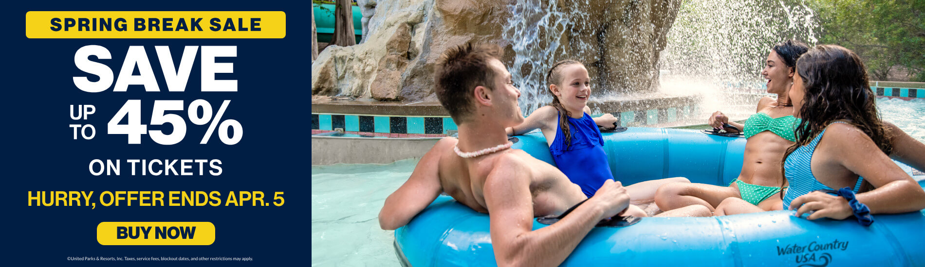 Save up to 45% on Tickets