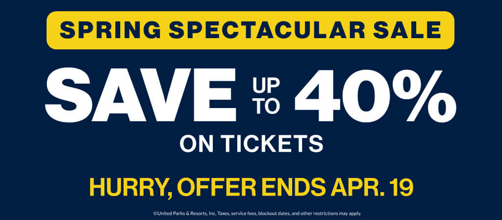 Save up to 40% on Tickets