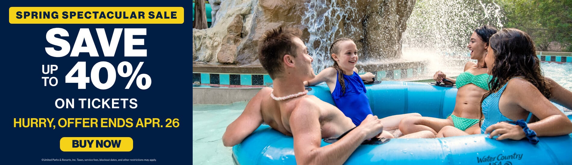 Save up to 40% on Tickets