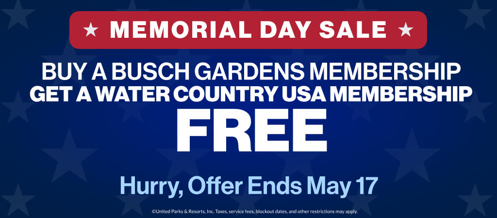 Buy A Busch Gardens Membership Get A Water Country USA Membership FREE