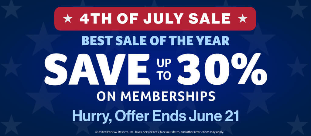 4th of July Sale: Save up to 30% on Memberships