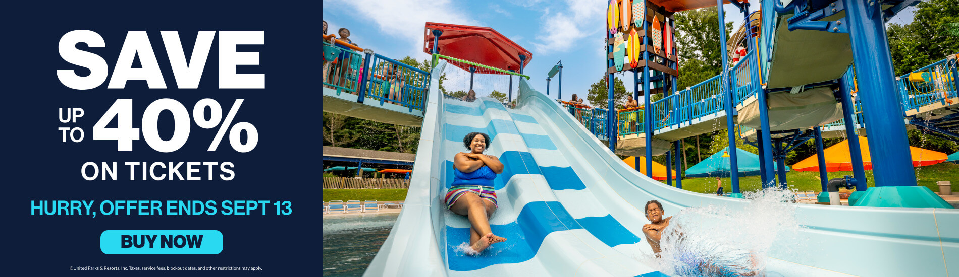 Save up to 40% on Tickets