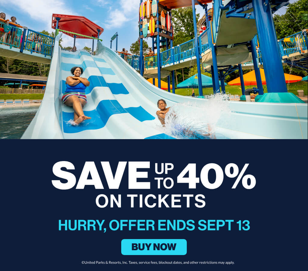 Save up to 40% on Tickets