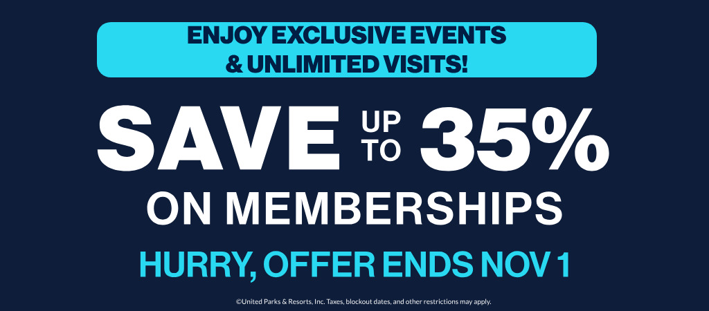 Enjoy Exclusive Events & Unlimited Visits! Save up to 35% on Memberships