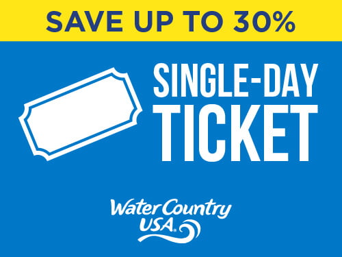 Water Country USA Single-Day Tickte
