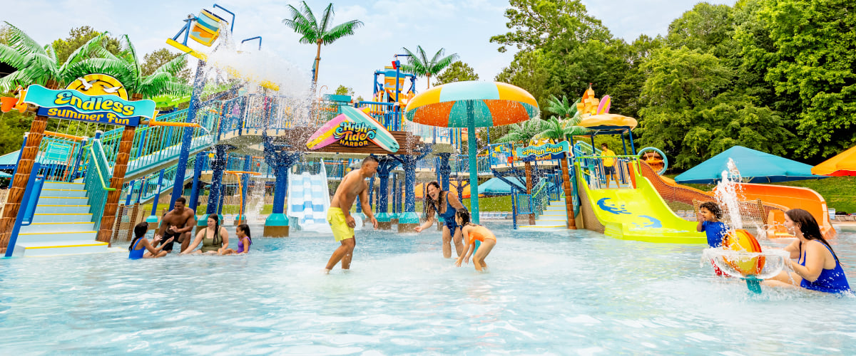 Water park play structure
