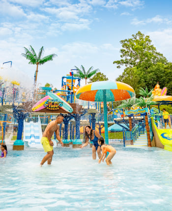 Water park play structure