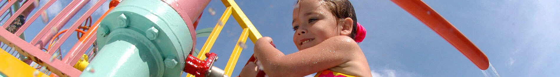 H2O UFO kids' water playground at Water Country USA
