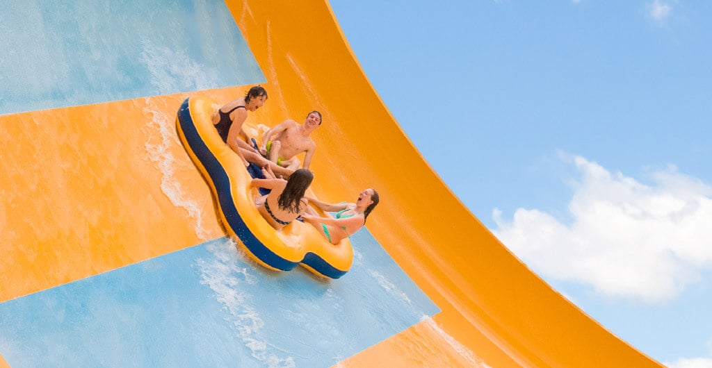 Water slides and attractions at Water Country USA