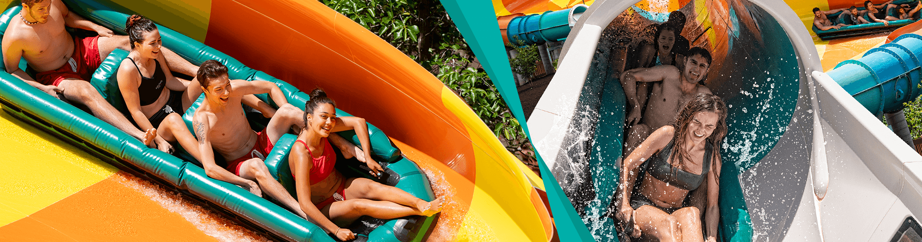 Virginia's first water coaster, Cutback Watercoaster, new for 2019 at Water Country USA