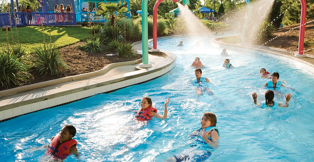 Hubba Hubba Highway Lazy river at Water Country USA.