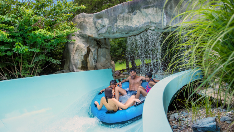 Big Daddy Falls at Water Country USA.