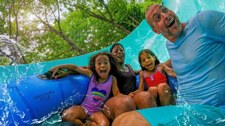 Big Daddy Falls at Water Country USA.